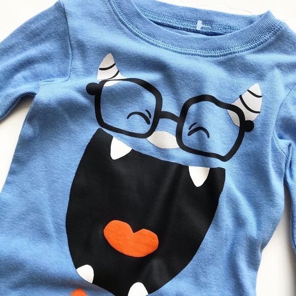 Child of mine NWT Monster Pajamas 6-9 months - Picture 2 of 4